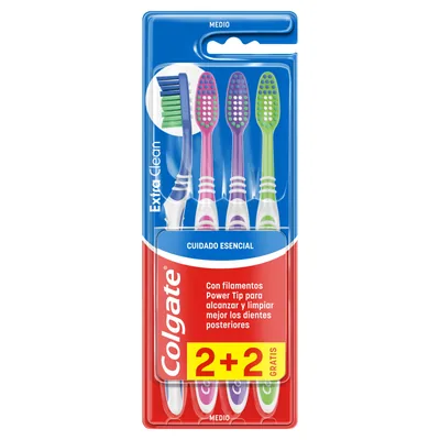 Colgate cepillo de dientes Extra Clean medio CP21509 (pack de 12)