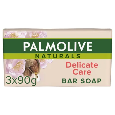 Palmolive Naturals Jabón, Leche de Almendras (pack de 6)