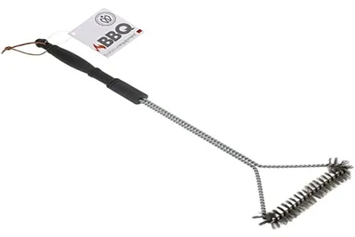 EK Handel 73806 Cepillo Barbacoa Metalico con Mango (pack de 4)
