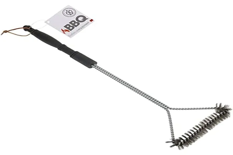 EK Handel 73806 Cepillo Barbacoa Metalico con Mango - pack de 4 unidades