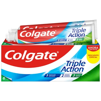 Colgate Triple Action dentífrico 75 ml (pack de 6)