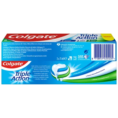 Colgate Triple Action dentífrico 75 ml - pack de 6 unidades – foto 7