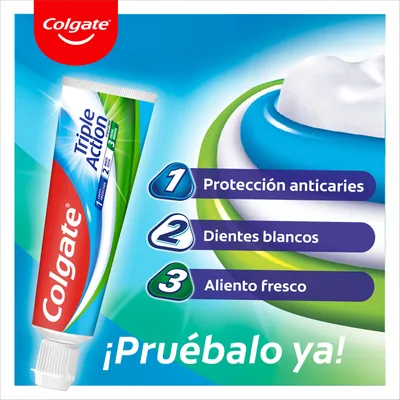 Colgate Triple Action dentífrico 75 ml - pack de 6 unidades – foto 1