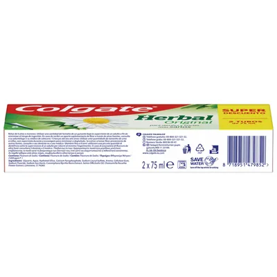 Colgate Herbal pasta de dientes con hierbas naturales 75 ml - pack de 6 unidades – foto 8