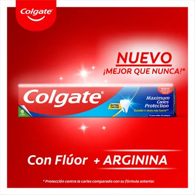 Colgate Protección caries flúor activo y calcio líquido 75 ml - pack de 12 unidades – foto 1