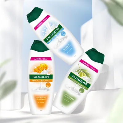 Palmolive Natural Balance, Gel de Ducha Leche y Miel, 600ml - pack de 6 unidades – foto 2