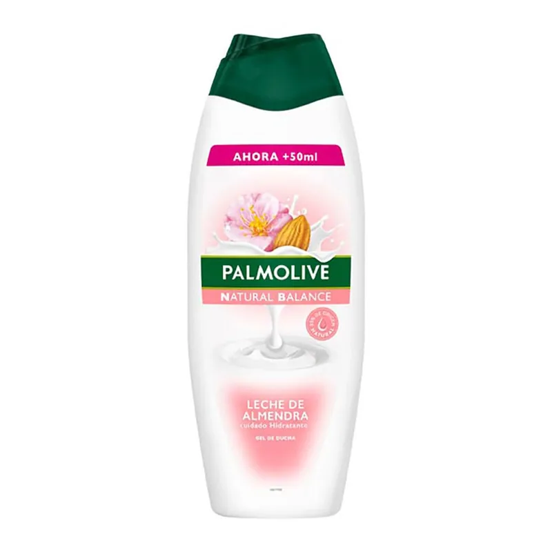 Palmolive Gel de Ducha Natural Balance Leche de Almendras 600 ml - pack de 6 unidades