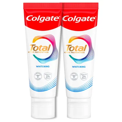 Colgate Total Prevención Activa blanqueador pasta de dientes 75 ml - pack de 6 unidades – foto 2