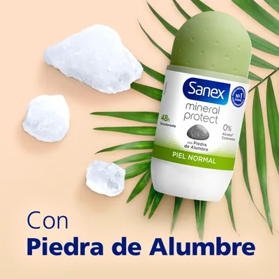 Sanex Mineral Protect, Desodorante Roll-On Piel Normal, 50ml - pack de 6 unidades – foto 1
