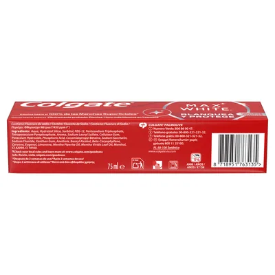 Colgate Max White blanquea y protege 75 ml - pack de 12 unidades – foto 2