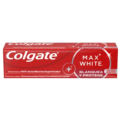Colgate Max White blanquea y protege 75 ml - pack de 12 unidades – foto 4