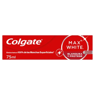 Colgate Max White blanquea y protege 75 ml - pack de 12 unidades – foto 6