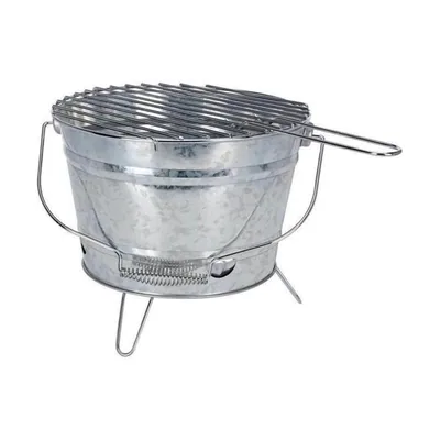 Bbqfans barbacoa cubo de zinc con pala 27 cm