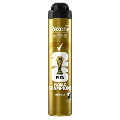 Rexona Desodorante Aerosol Invisible Black & White para Hombre 200 ml (pack de 6)