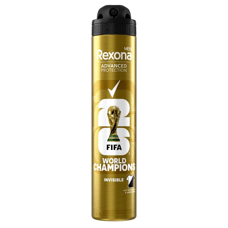 Rexona Desodorante Aerosol Invisible Black & White para Hombre 200 ml - pack de 6 unidades
