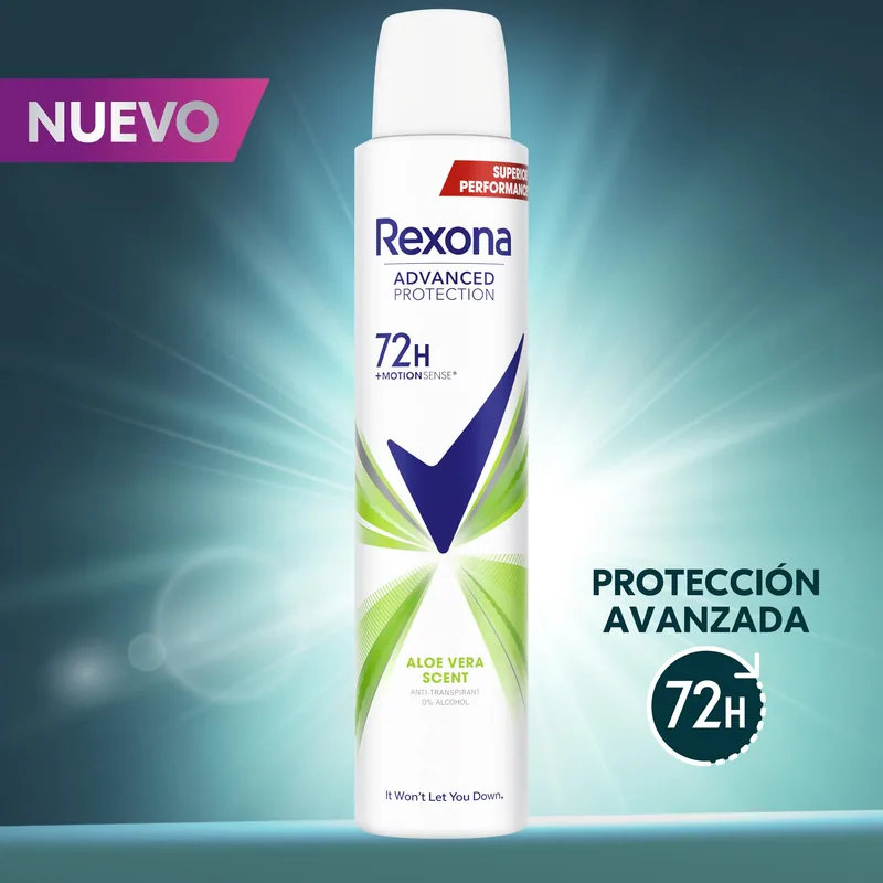 Rexona Desodorante Antitranspirante para Mujer Aloe Vera 200 ml - pack de 6 unidades