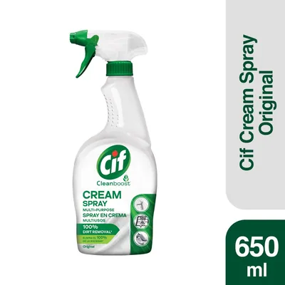 Cif Crema limpiadora spray blanco multiusos baño y cocina 650 ml - pack de 12 unidades – foto 6