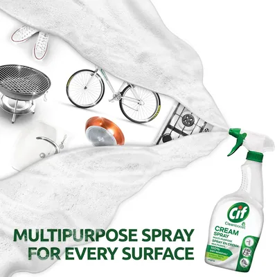 Cif Crema limpiadora spray blanco multiusos baño y cocina 650 ml - pack de 12 unidades – foto 8