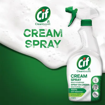Cif Crema limpiadora spray blanco multiusos baño y cocina 650 ml - pack de 12 unidades – foto 4