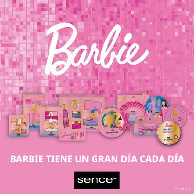 Sence Barbie Juego de 4 Brochas de Maquillaje, Rosa - pack de 4 unidades – foto 5