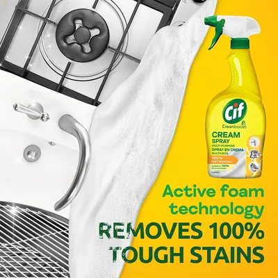 Cif Crema spray limón 650 ml - pack de 12 unidades – foto 4